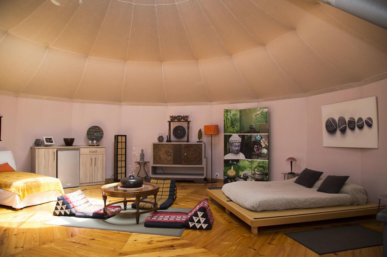 Yurta Mongola Delta Del Ebro Hotel Camarles ภายนอก รูปภาพ