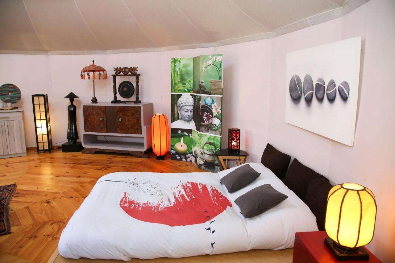 Yurta Mongola Delta Del Ebro Hotel Camarles ภายนอก รูปภาพ